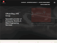 Tablet Screenshot of blogs.webspiders.com